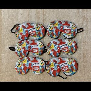 Spider-Man sleep masks. Set of 6 Party Pack.